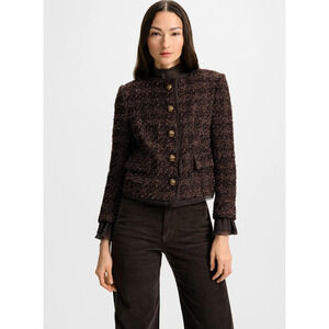 Veronica Beard Audrina Metallic Tweed Jacket US 8